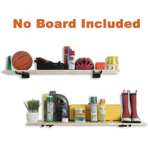 Wall Mount Garage Hooks, 4Pcs Heavy Duty Tool Organizer, 12.4inch Tool Hanger - Picture 5 of 8